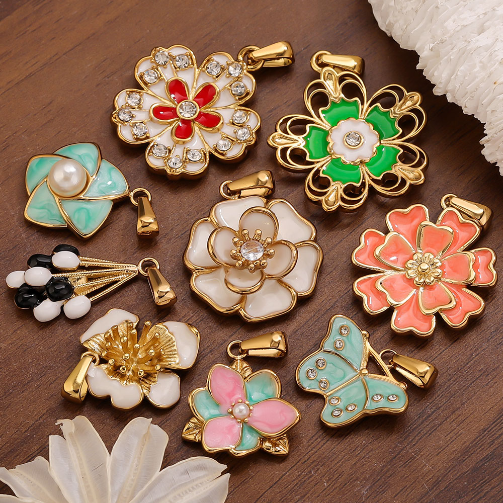 2PCS Stainless Steel Enamel La - مراجعة Flower Supplies وسعره