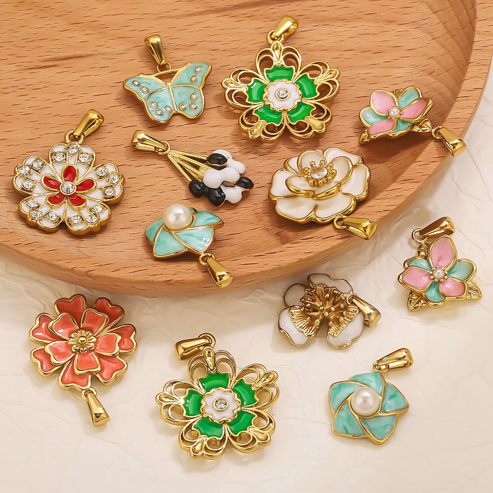 2PCS Stainless Steel Enamel La - مراجعة Flower Supplies وسعره