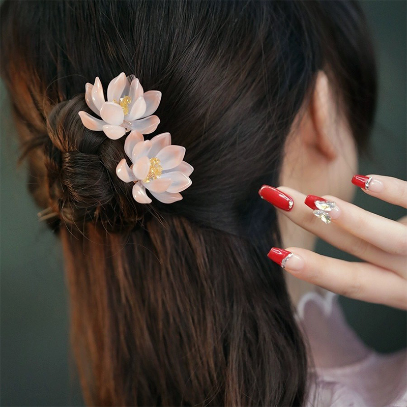 1Pair Vintage Hairpin Glazed F - مراجعة Florist Supplies وسعره