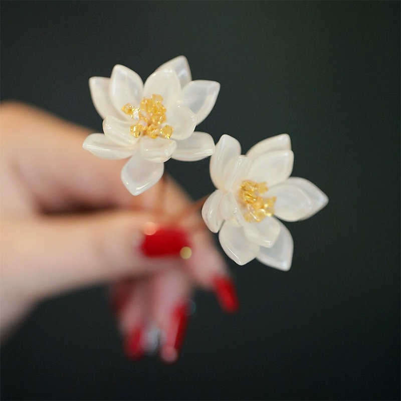 1Pair Vintage Hairpin Glazed F - مراجعة Florist Supplies وسعره