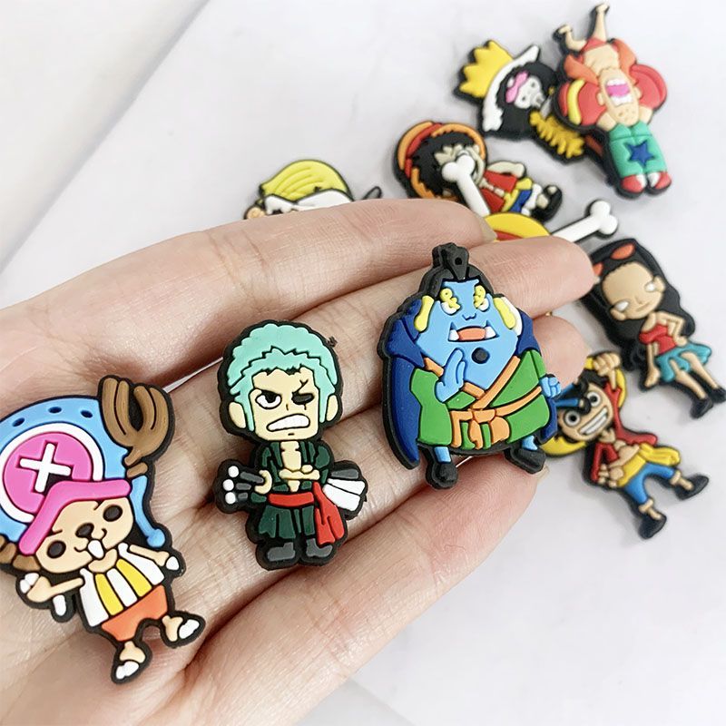 2-30pcs One Piece Luffy Crocs  - مراجعة Florist Supplies وسعره