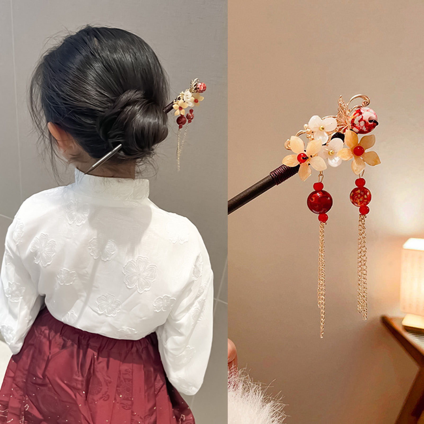 Holiday Party Chinese Hair Sti - مراجعة Florist Supplies وسعره
