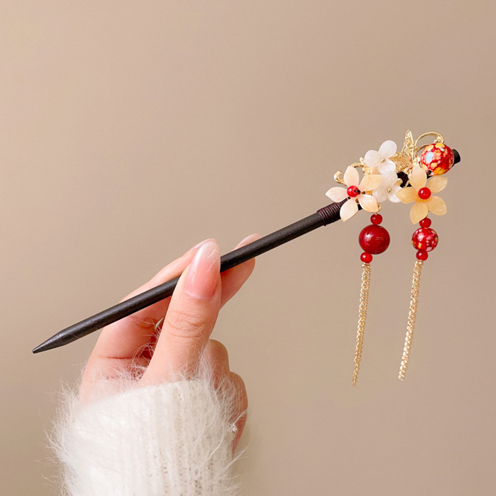 Holiday Party Chinese Hair Sti - مراجعة Florist Supplies وسعره