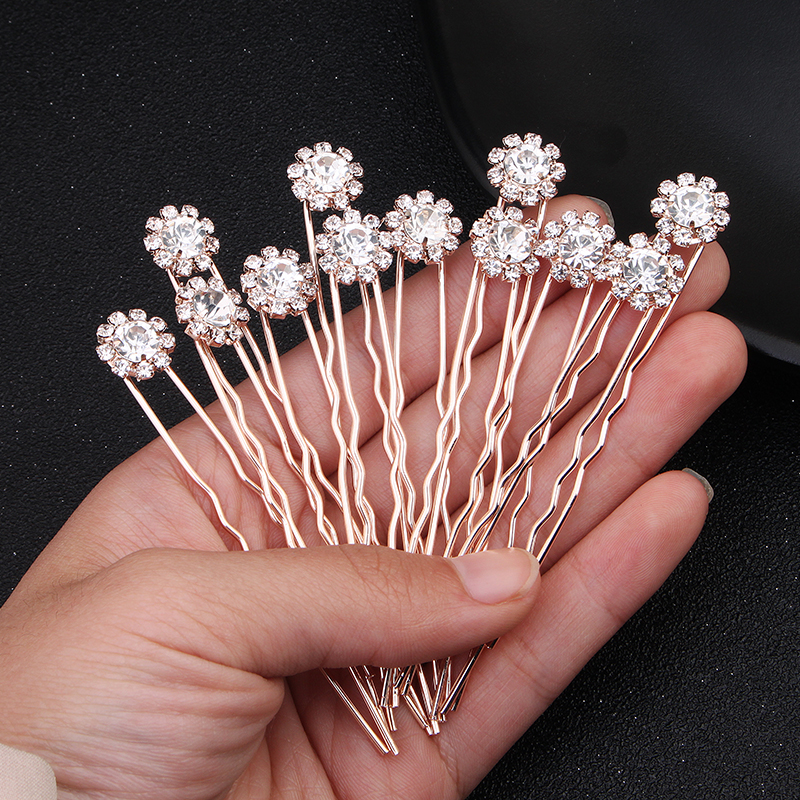 12PK/Set Fashion Rhinestone Fl - مراجعة Florist Supplies وسعره