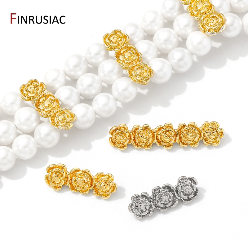 18K Gold Plated Brass Rose Flo - مراجعة Flower Supplies وسعره