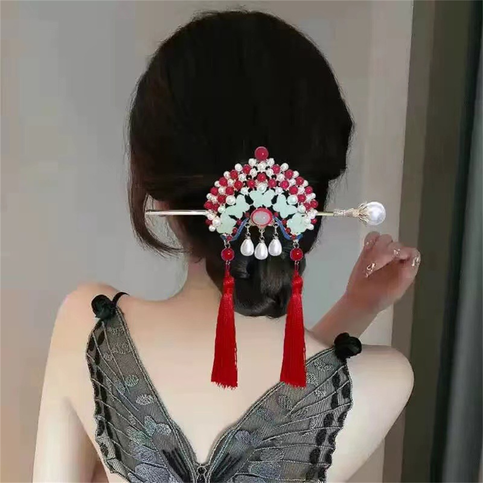 Ethnic Style Hairpin For Women - مراجعة Florist Supplies وسعره