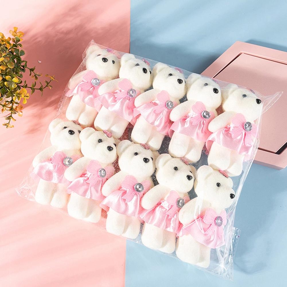 10pcs/Bag Bouquet Bear Ice Cre - مراجعة Flower Supplies وسعره