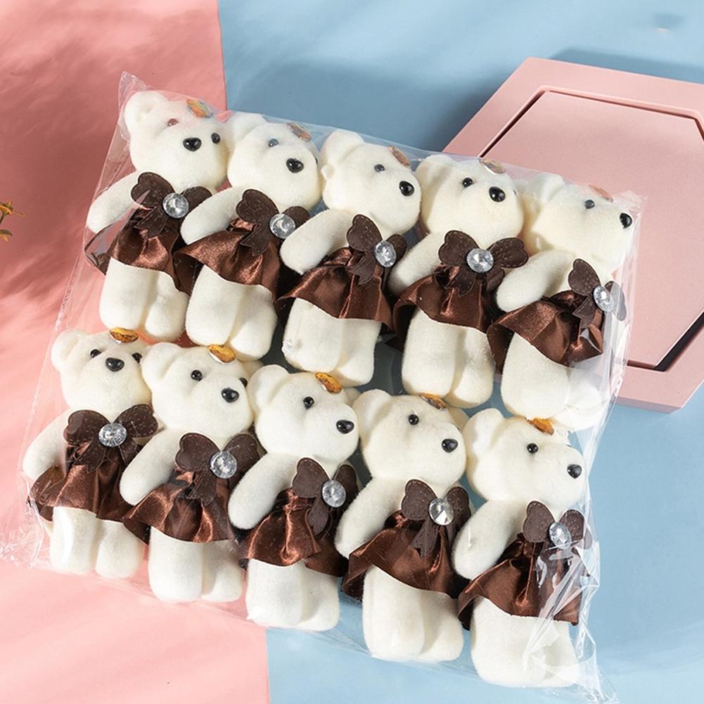 10pcs/Bag Bouquet Bear Ice Cre - مراجعة Flower Supplies وسعره