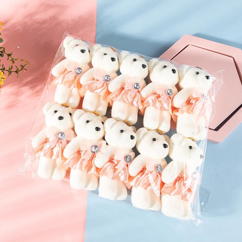 10pcs/Bag Bouquet Bear Ice Cre - مراجعة Flower Supplies وسعره