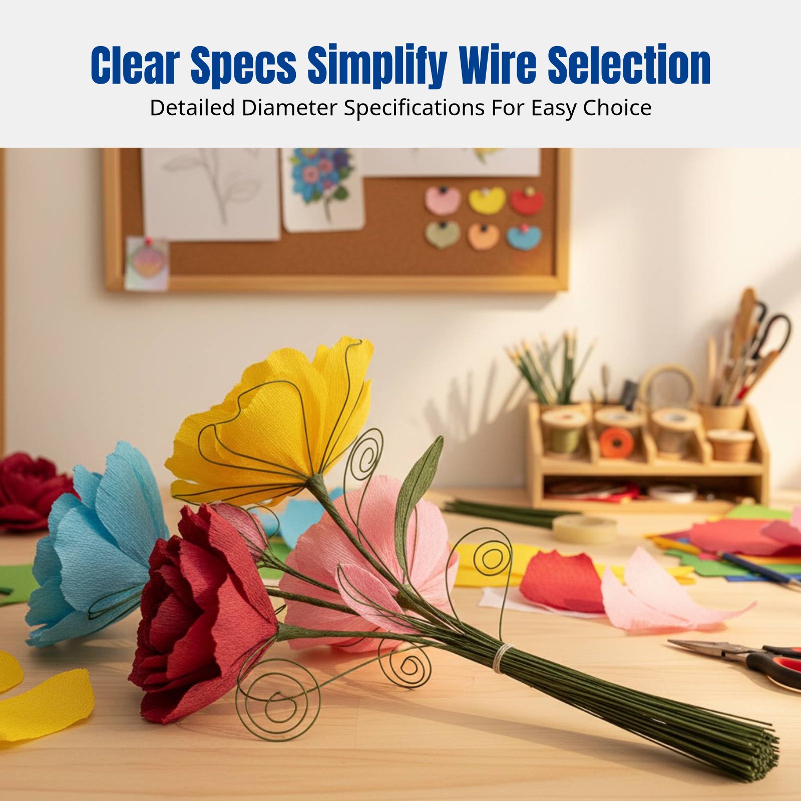 DIY Handcraft Floral Stem Wire - مراجعة Flower Supplies وسعره