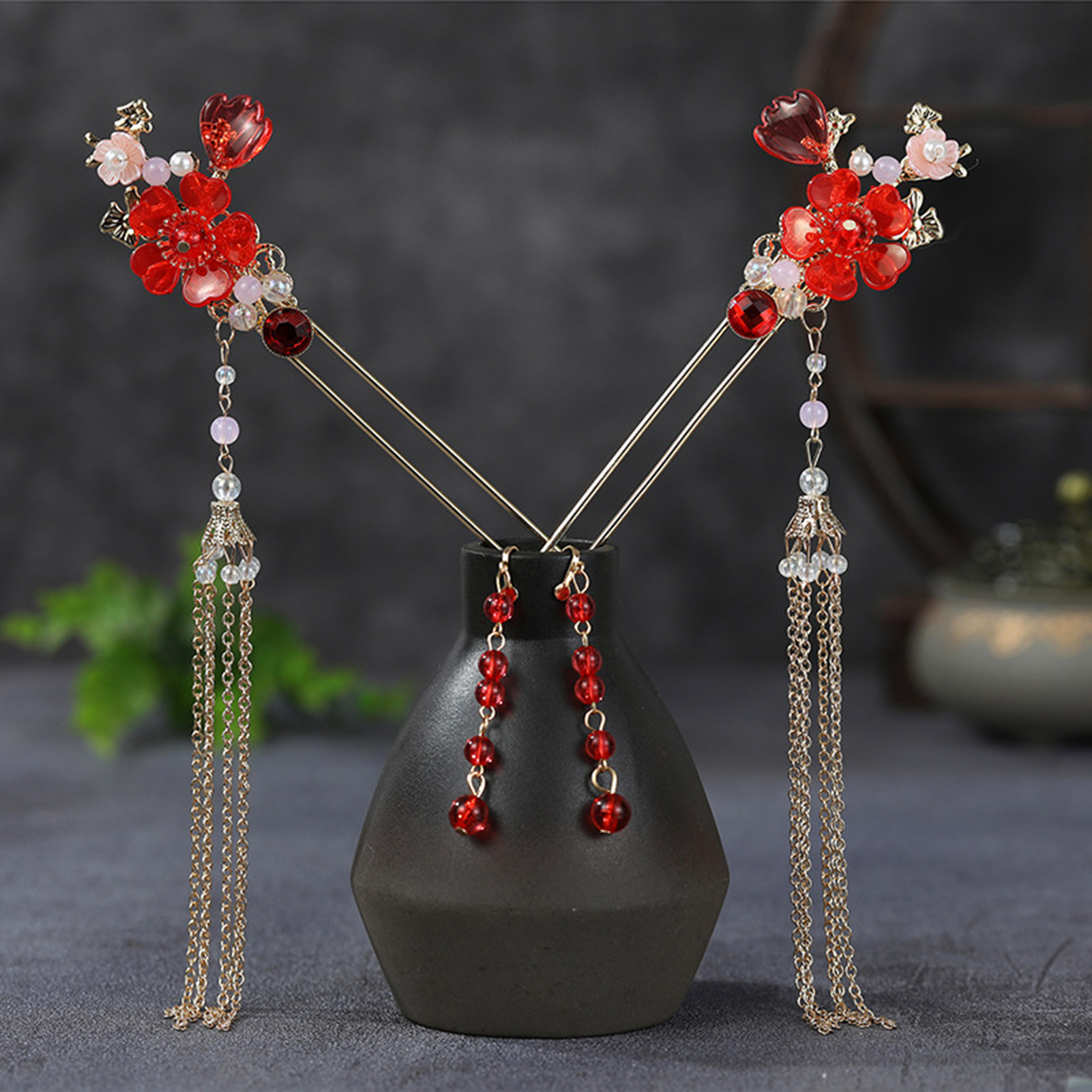 Ancient Wedding Hairpin Sets F - مراجعة Florist Supplies وسعره