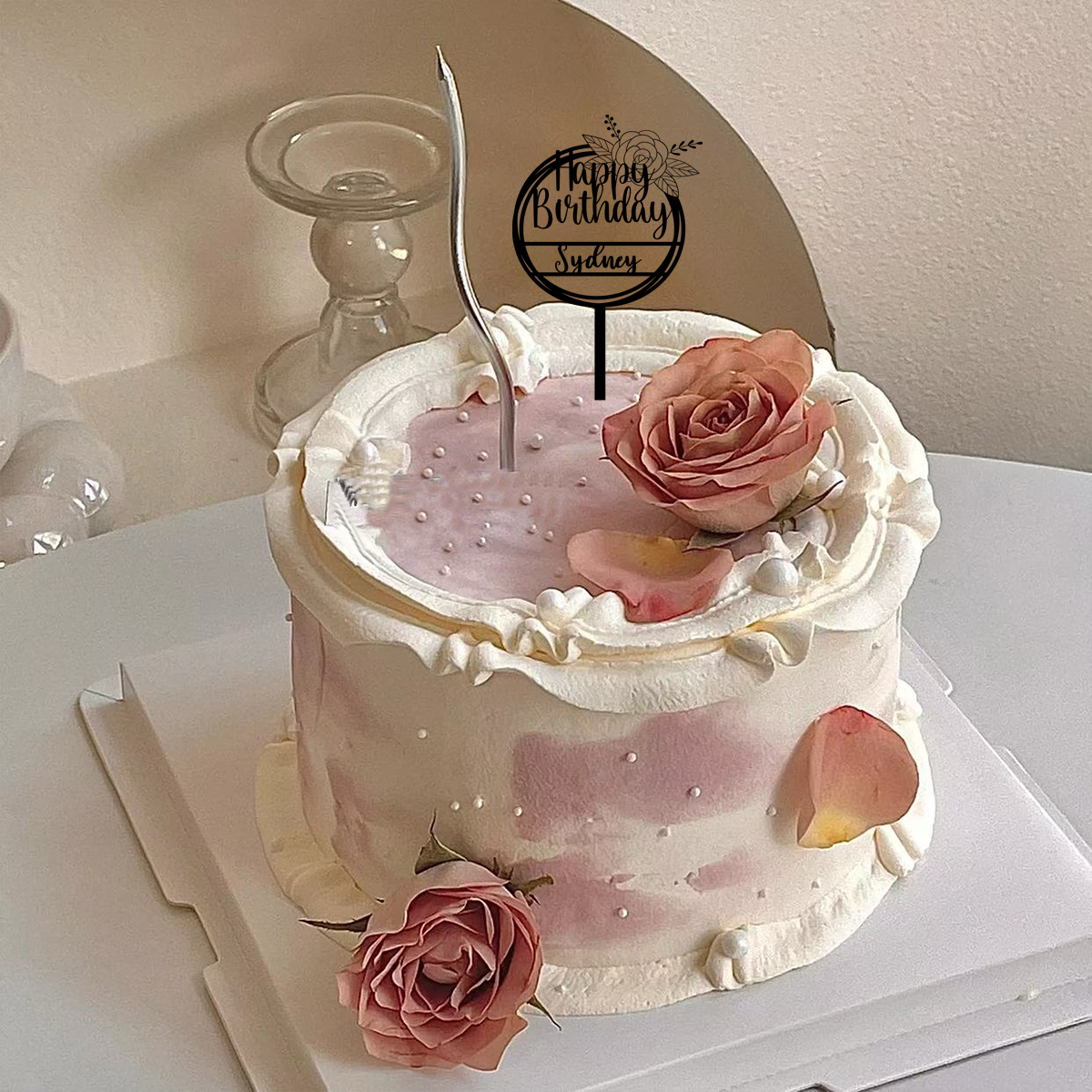 1PC Cartoon Happy birthday wis - مراجعة Flower Supplies وسعره