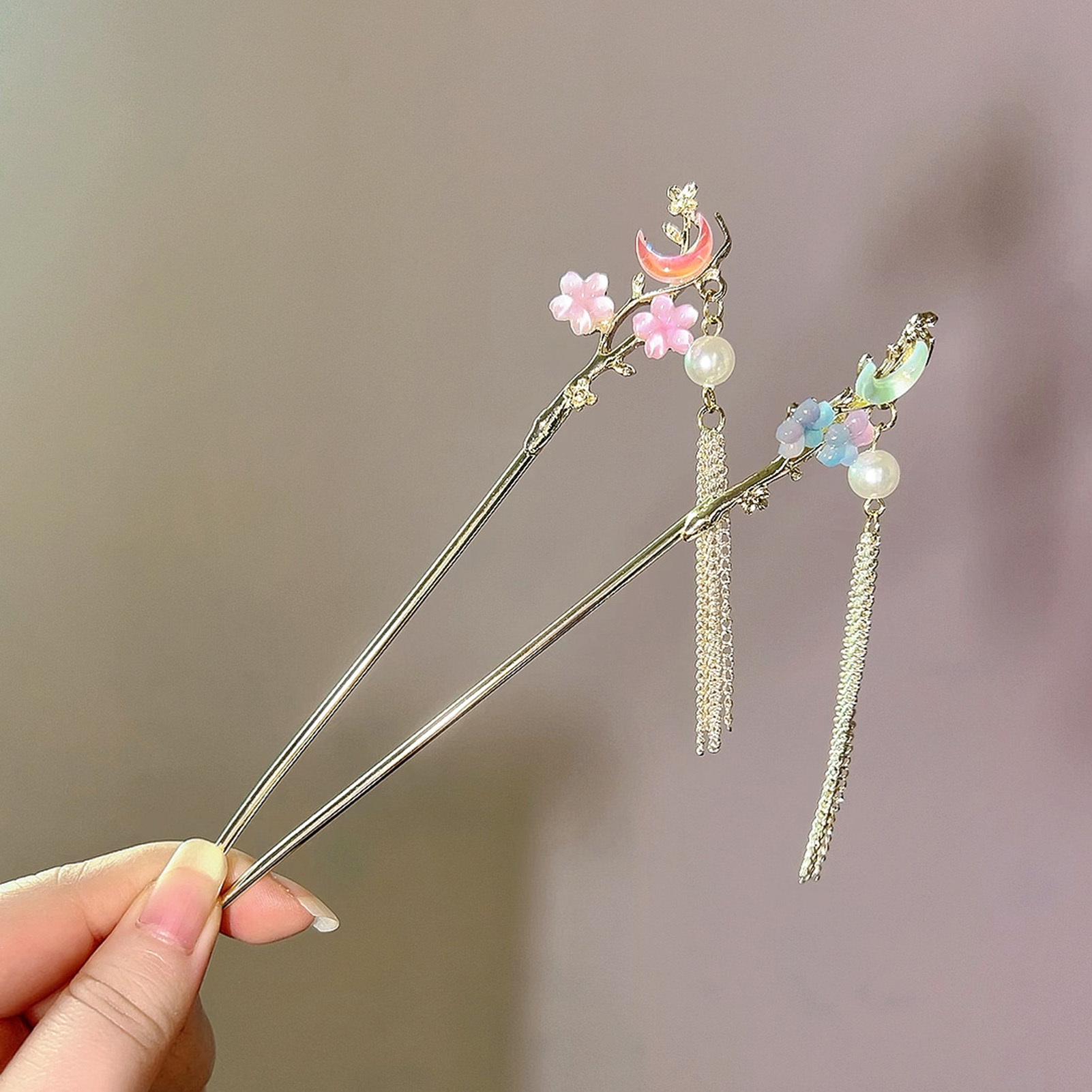 Retro Chinese Style Hairpin Sw - مراجعة Florist Supplies وسعره