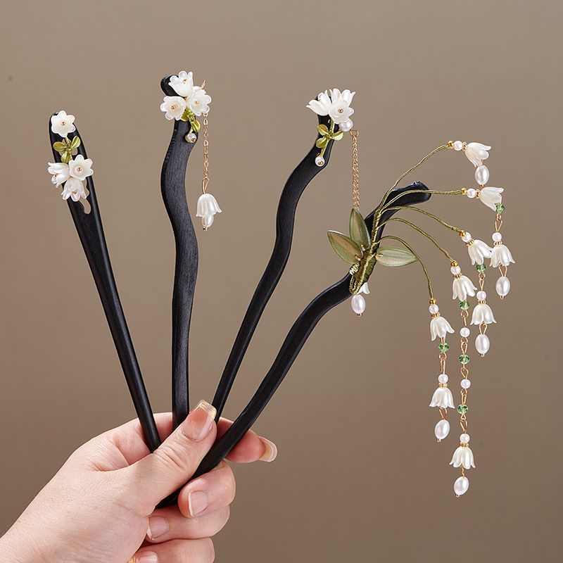 Wooden Flower Hairpin Vintage  - مراجعة Florist Supplies وسعره