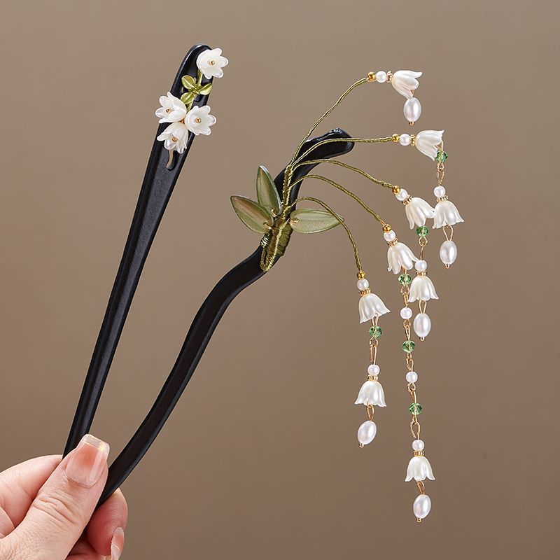 Wooden Flower Hairpin Vintage  - مراجعة Florist Supplies وسعره