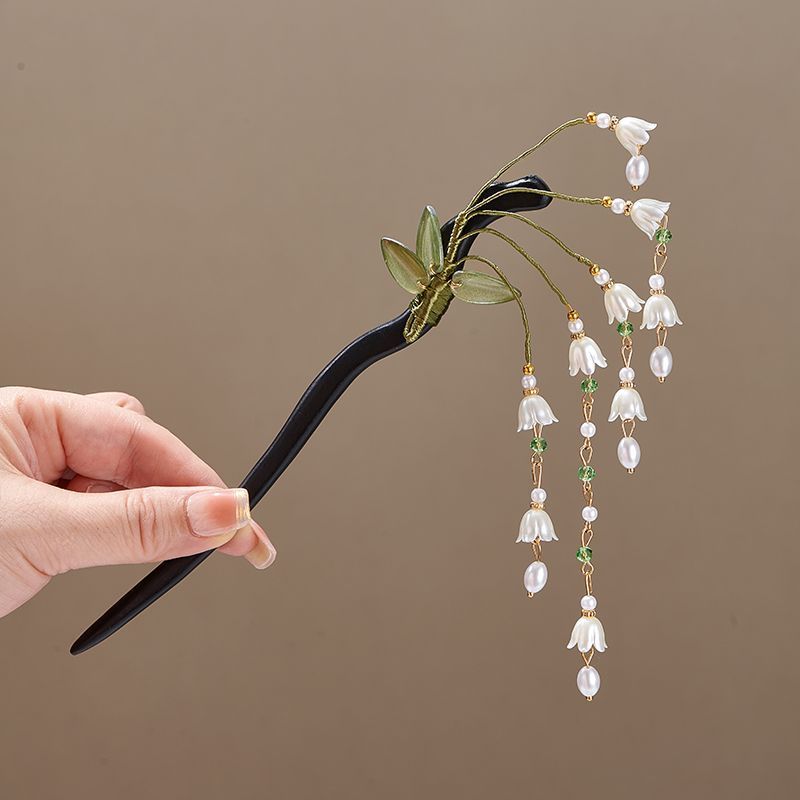 Wooden Flower Hairpin Vintage  - مراجعة Florist Supplies وسعره