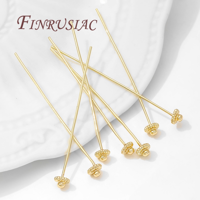 10/20Pcs/Lot 18K Gold-plated P - مراجعة Flower Supplies وسعره