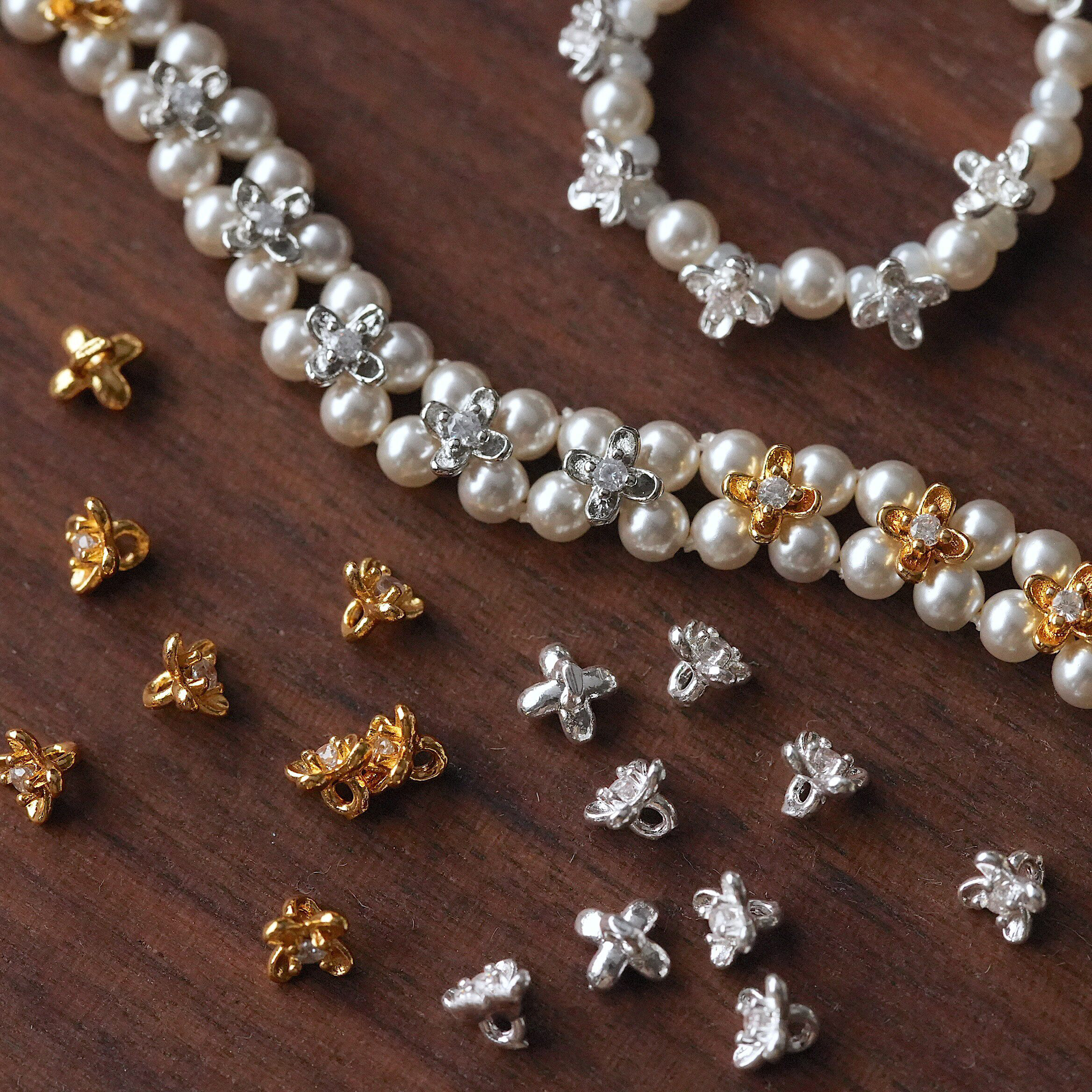 20PCS Gold Plated Brass Mini Z - مراجعة Flower Supplies وسعره