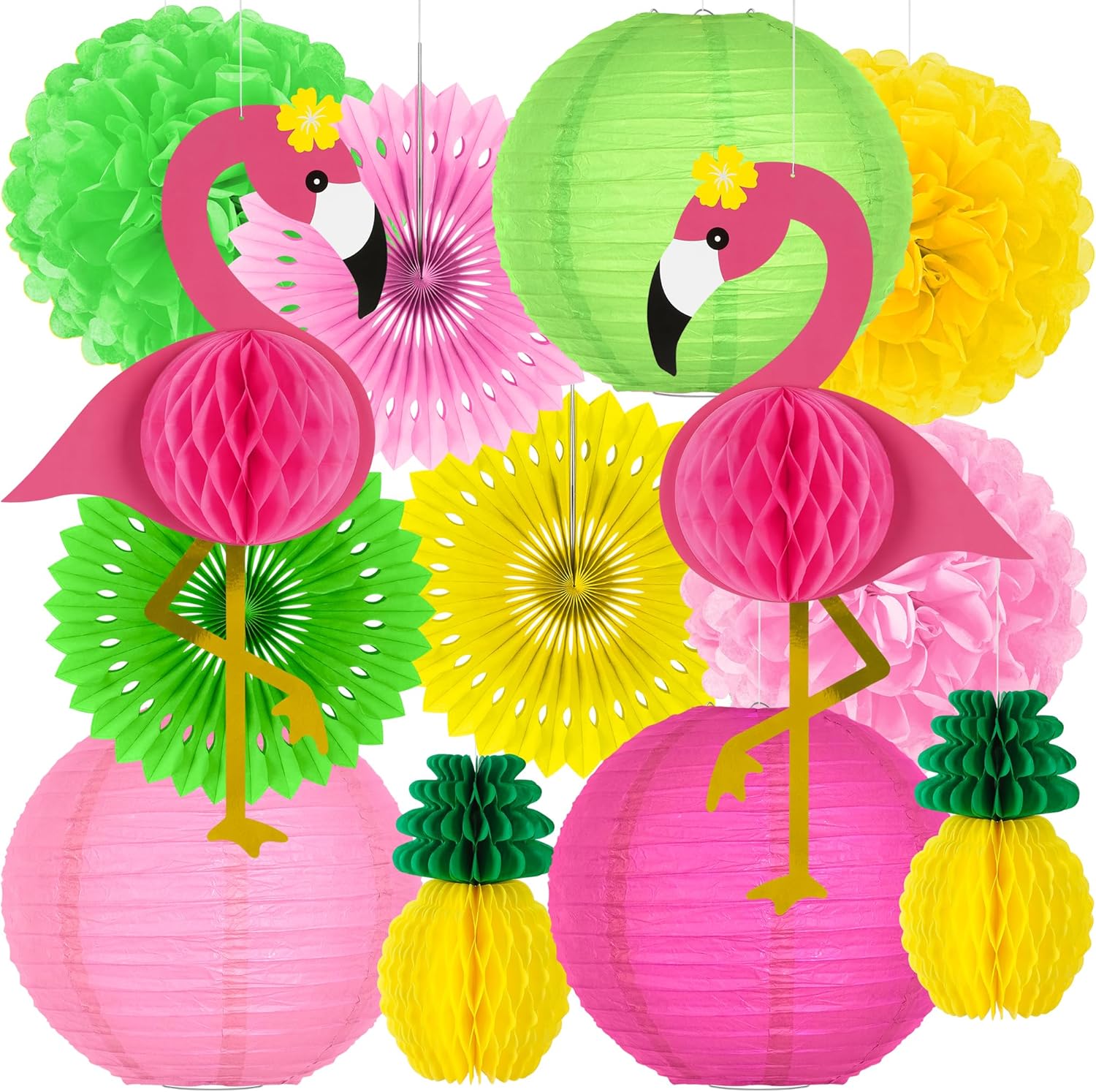 13PCS Hawaiian Luau Party Deco - مراجعة Flower Supplies وسعره