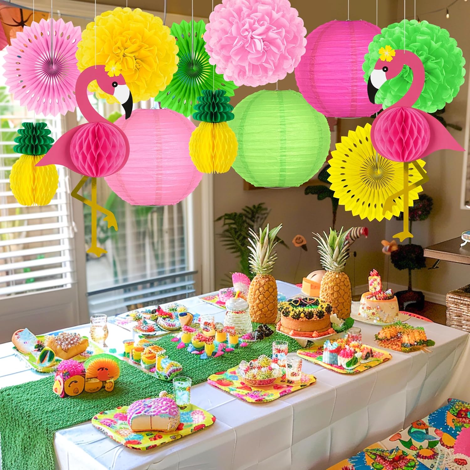 13PCS Hawaiian Luau Party Deco - مراجعة Flower Supplies وسعره