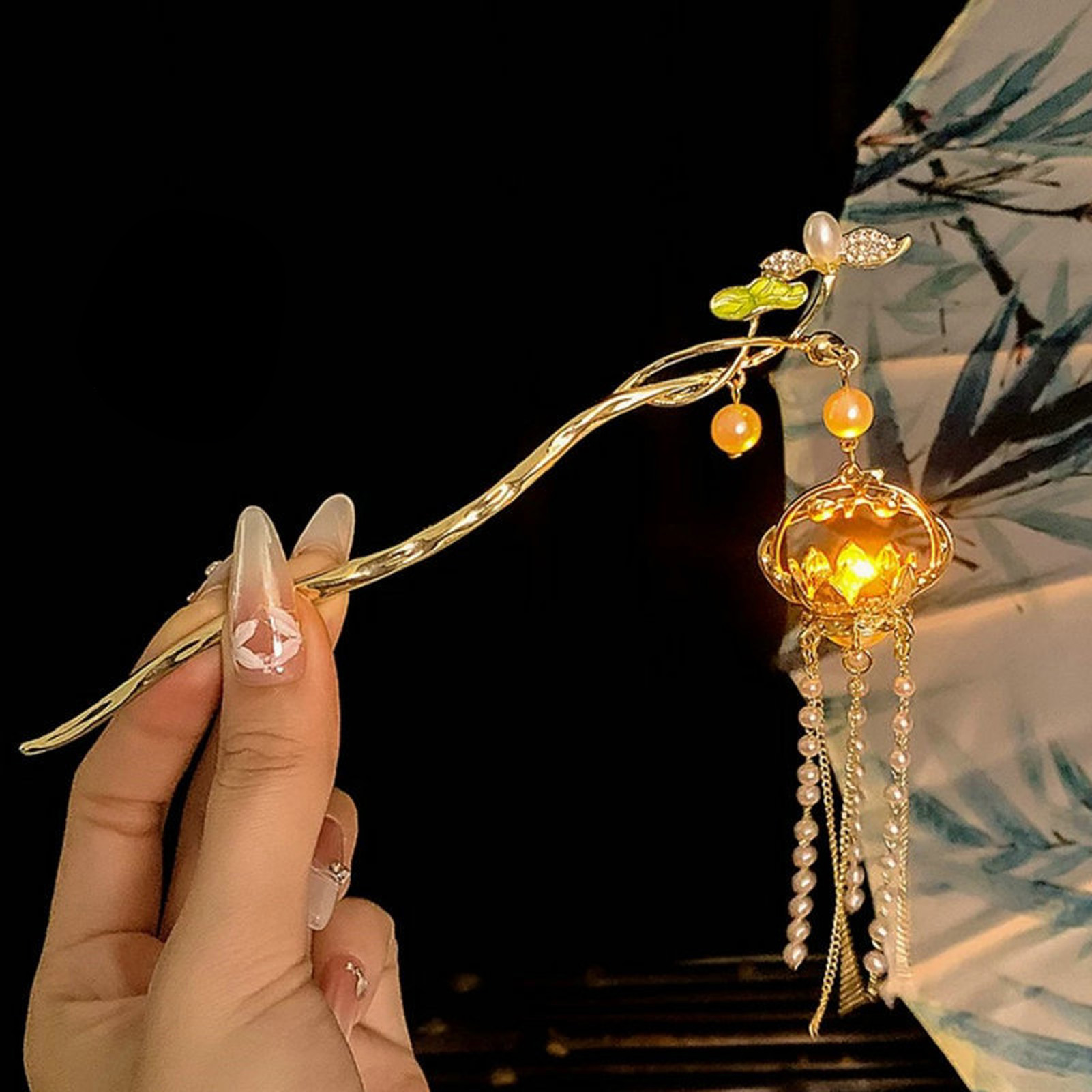 Luminous Flower Hairpin For Wo - مراجعة Florist Supplies وسعره