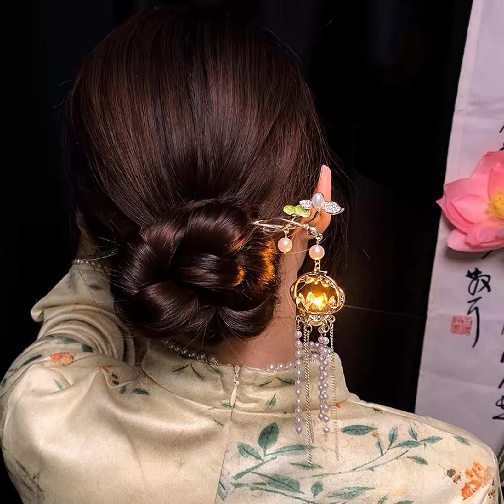Luminous Flower Hairpin For Wo - مراجعة Florist Supplies وسعره