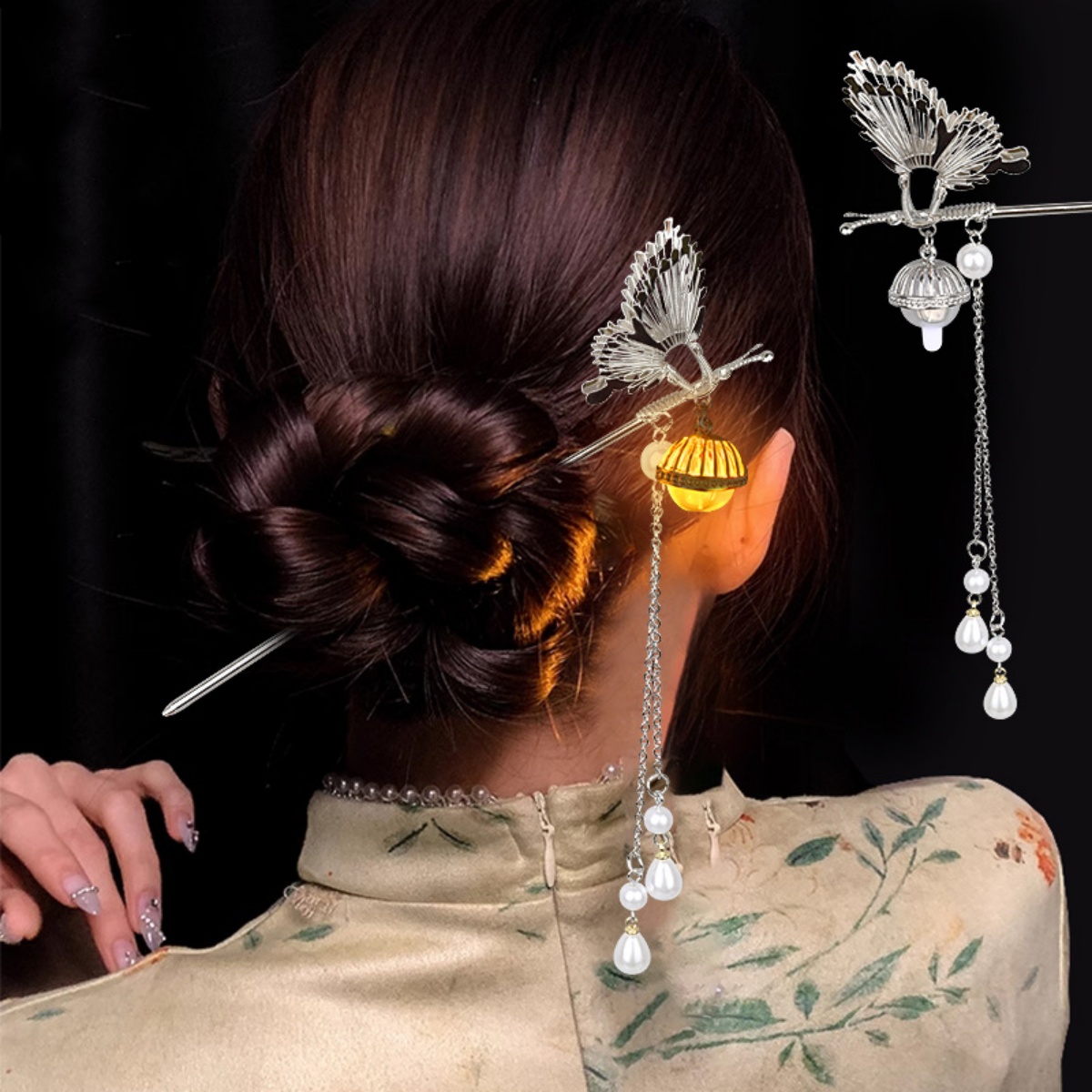 Luminous Flower Hairpin For Wo - مراجعة Florist Supplies وسعره