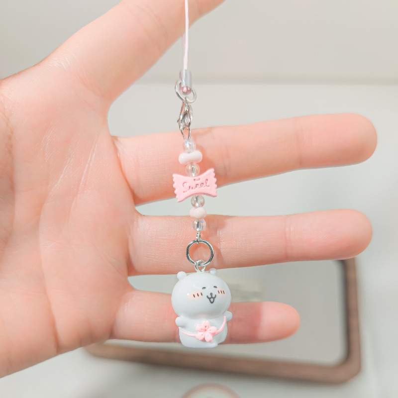 Cute Beaded Phone Strap Pink G - مراجعة Florist Supplies وسعره