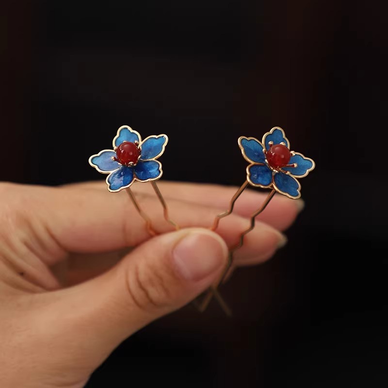 Blue Flower Ancient-Style Hanf - مراجعة Florist Supplies وسعره