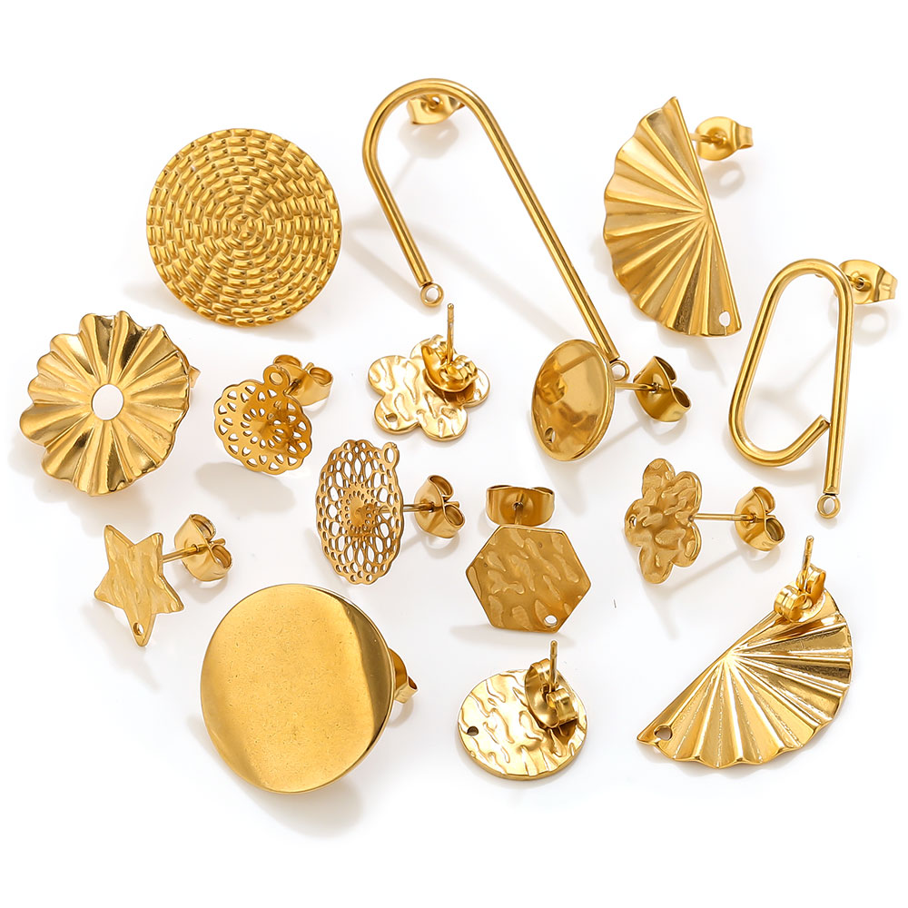 10pcs Stainless Steel Earrings - مراجعة Flower Supplies وسعره
