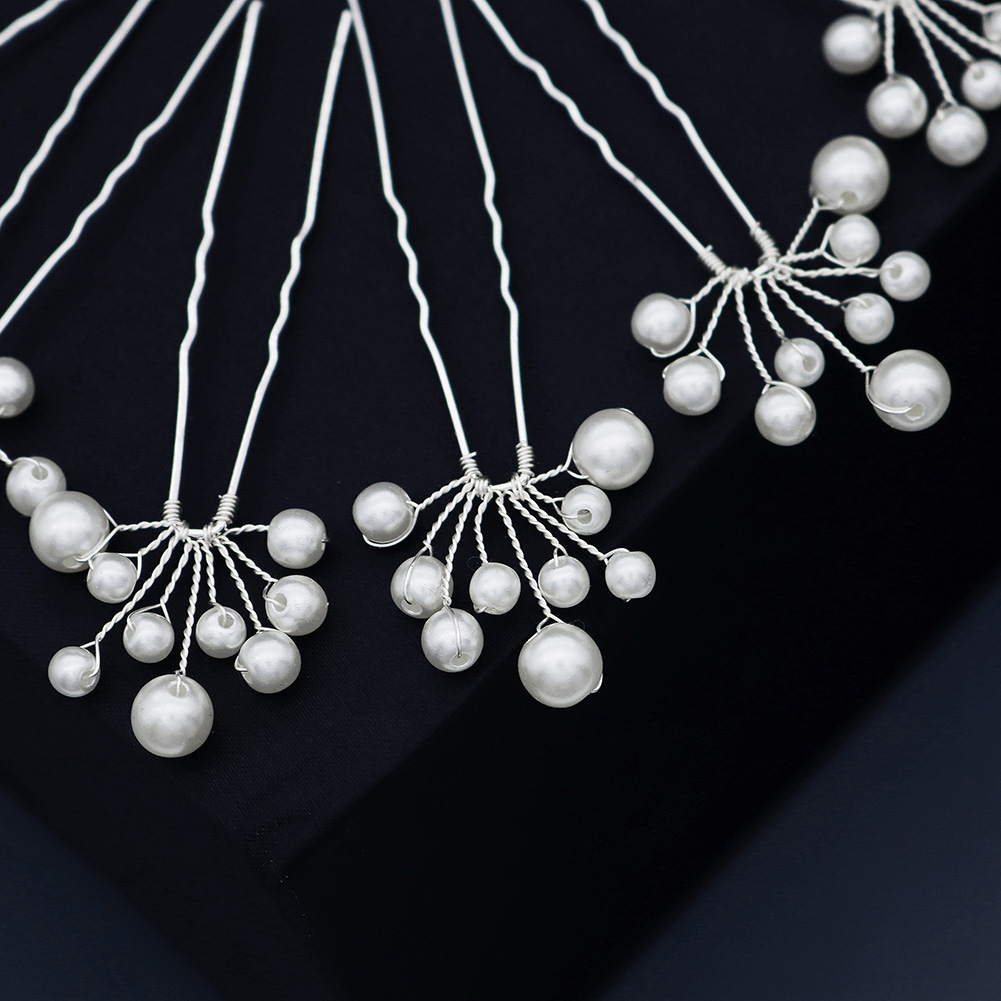 Vintage Pearl Flower Hairpin S - مراجعة Florist Supplies وسعره